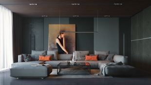 orange-and-black-interior-artwork-ideas (1)